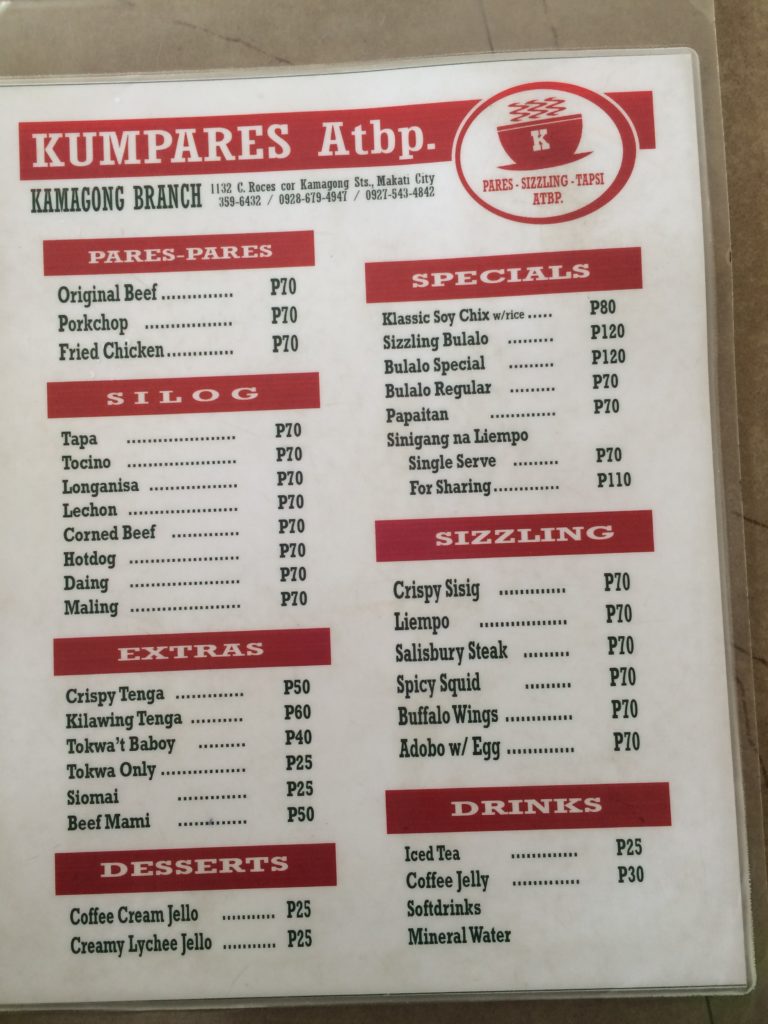 Makanan paling favorit di Kumpares