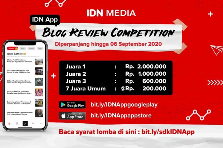 Lomba Menulis Blog Review dari IDN Media IDN App
