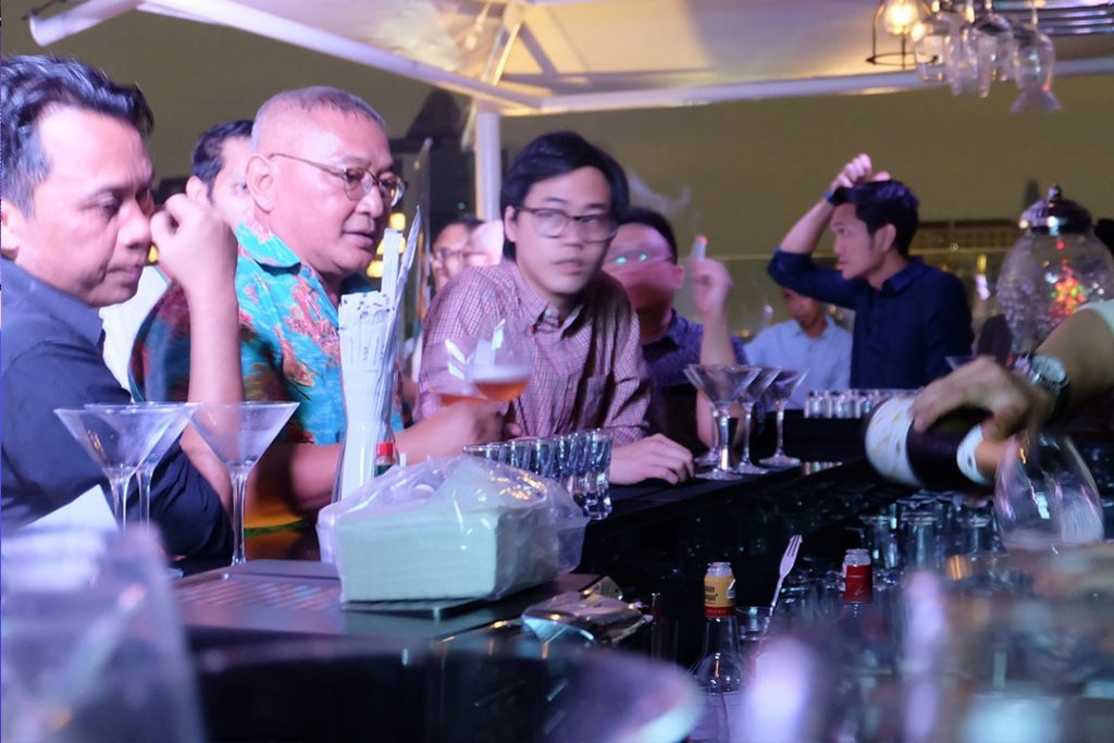 Society Evening Party with Male Indonesia