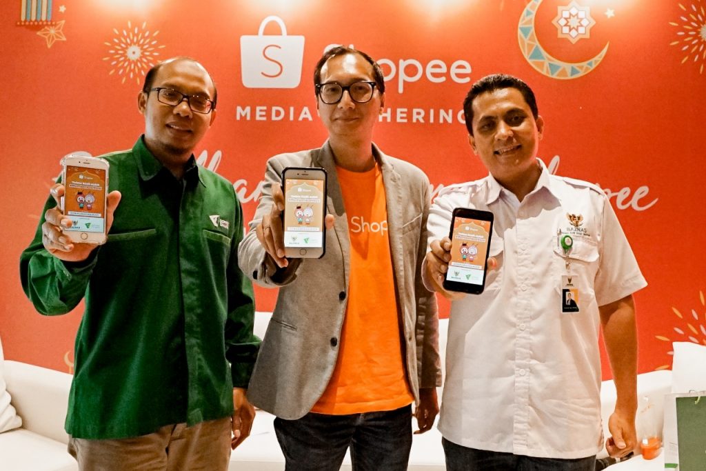 Shopee, Dompet Dhuafa, BAZNAS