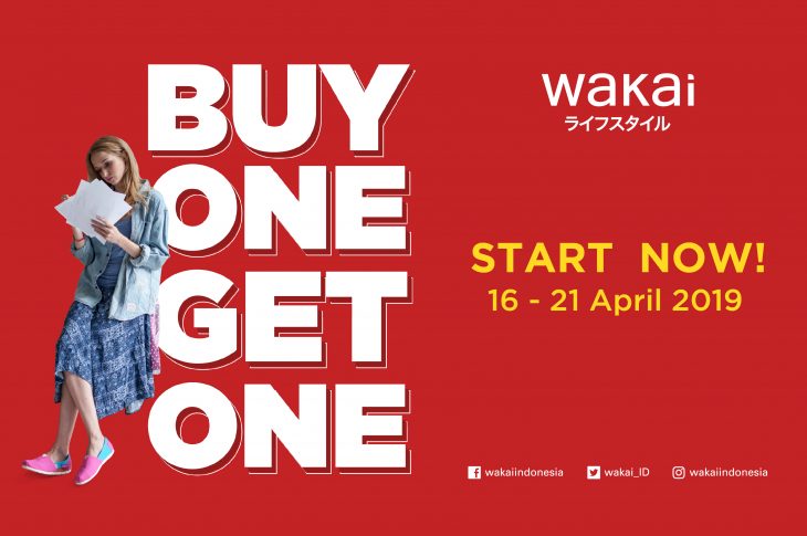 Wakai Gelar Promo Buy One Get One