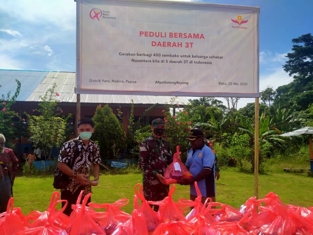 Donasi Sembako Nusantara di Kab Nabire