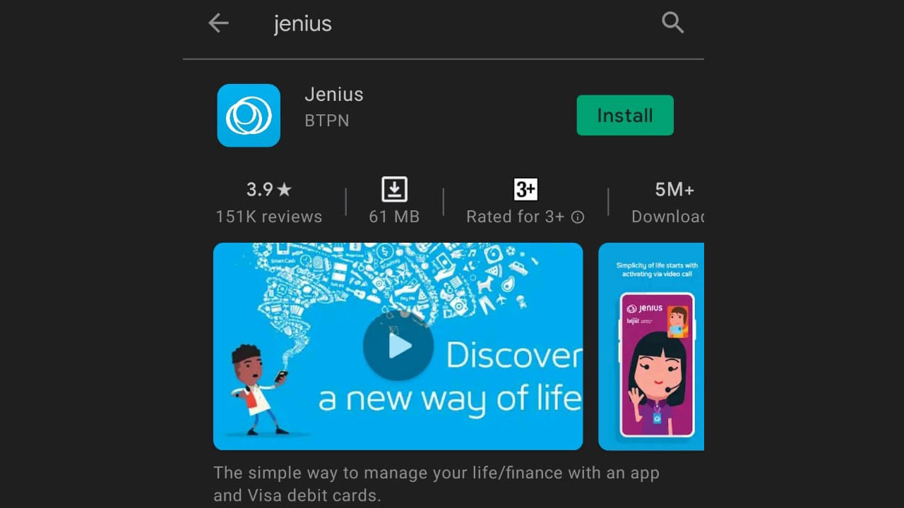 Download Aplikasi Jenius